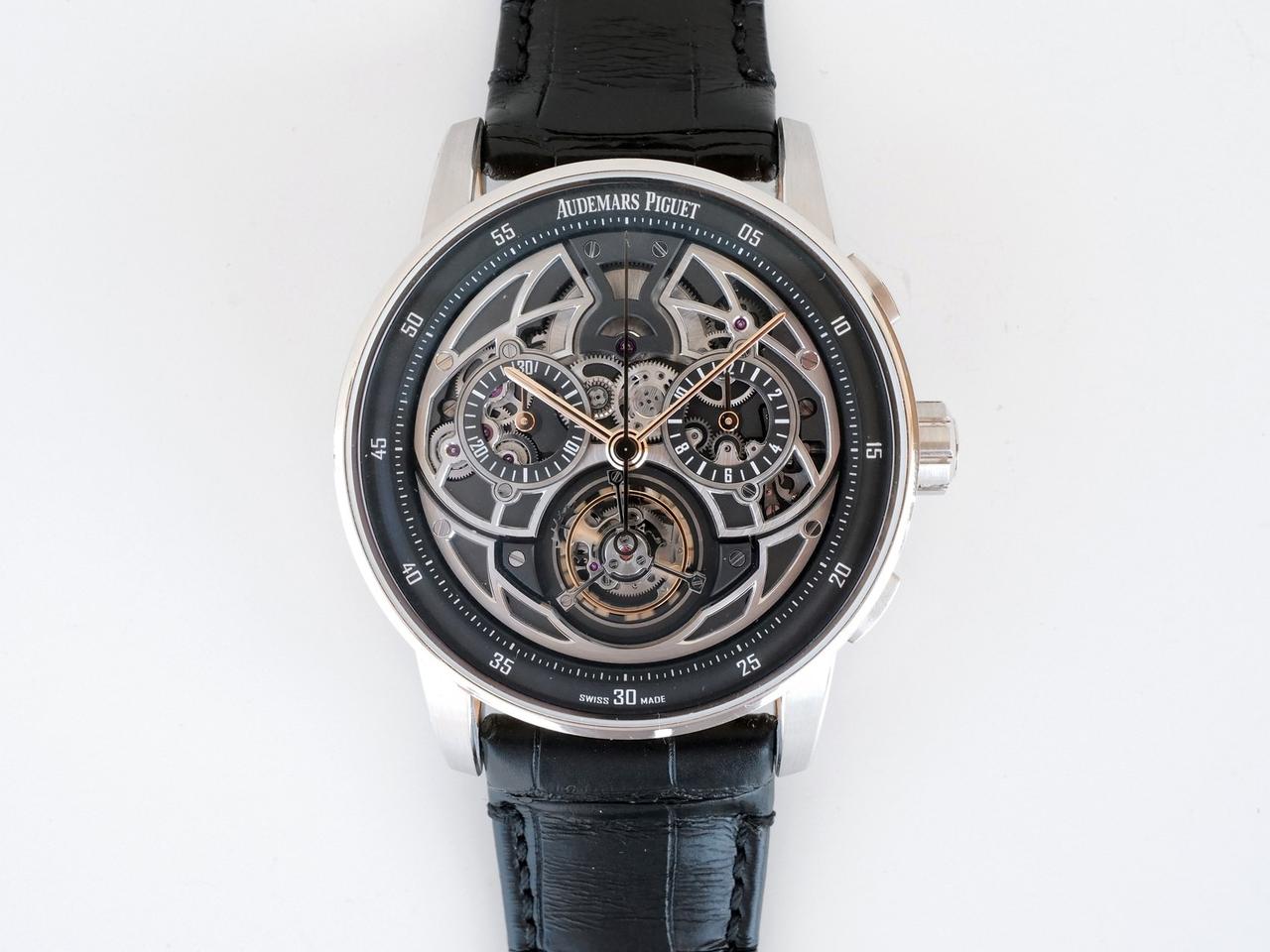 Годинник Audemars Piguet Code 11.59 Flying Tourbillon Flyback Chrongraph 18K White And Rose Gold Limited Edition 50 Pieces