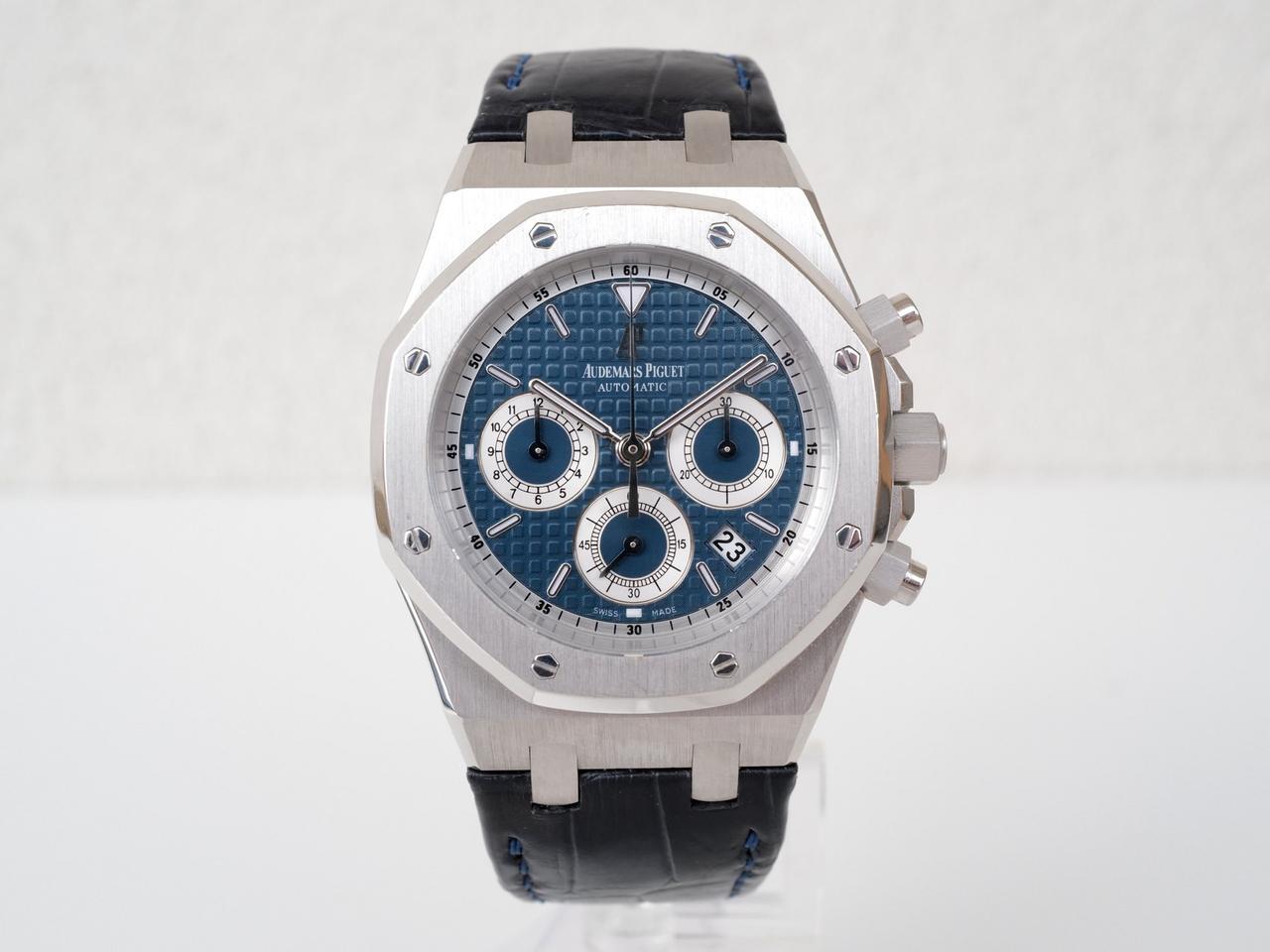 Годинник Audemars Piguet Royal Oak Chronograph 18k White Gold Blue Dial
